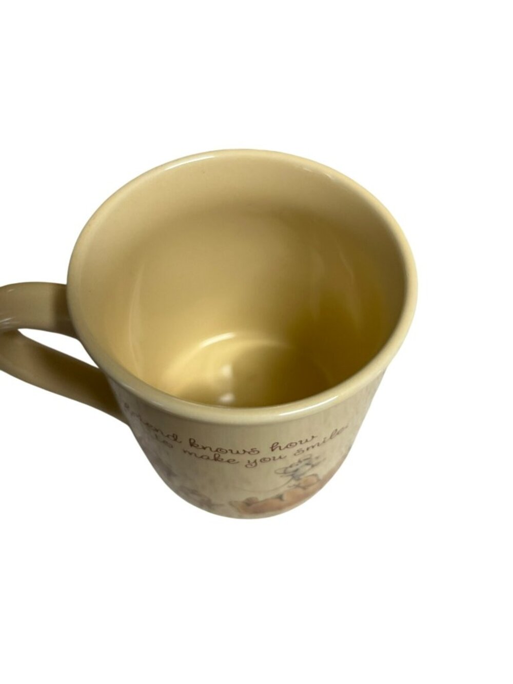 Vintage Hallmark Mug Mates Coffee Mug Used Japan Animal Friendship Quote Smaller - Picture 9 of 12
